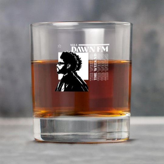 Discover Weeknds Rock Glasses / Dawn Fm Custom Album Cover Rock Glasses