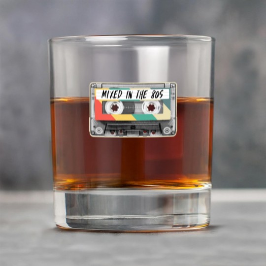 Discover Cassette Tape Mixed in the 80s Fashion Retro 1980s Rock Glasses