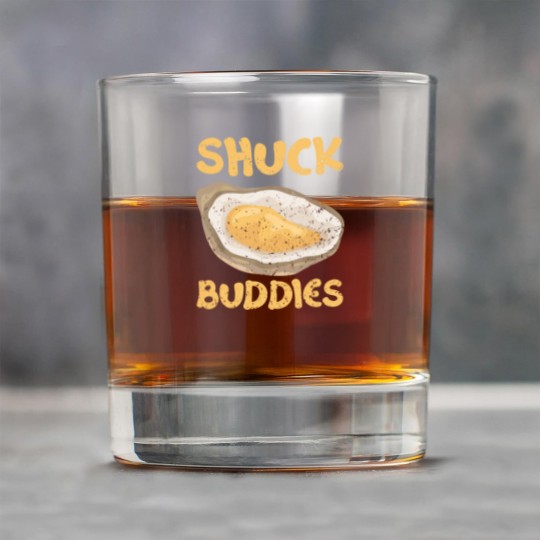 Discover Shuck Buddies Seafood Lover Seas Mollusc Animal Oyster 21 Rock Glasses
