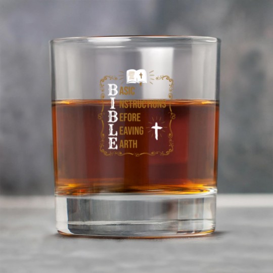 Discover Bible Basic Instructions Before Leaving Earth Christian Rock Glasses