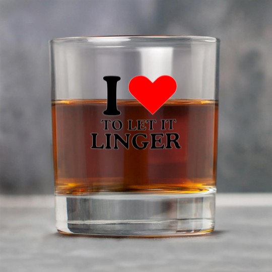 Discover LET IT LINGER , I love to let it linger by the cranberries Rock Glasses