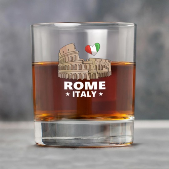 Discover I Love Rome Italy Colosseum Rock Glasses