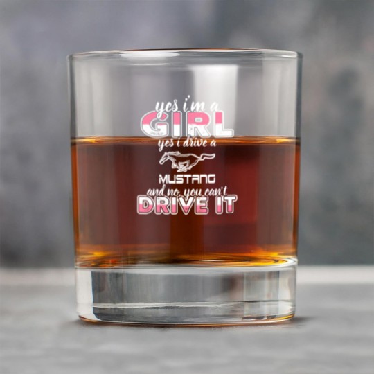 Discover Mustang - I'm a girl who drives a mustang t - sh Rock Glasses