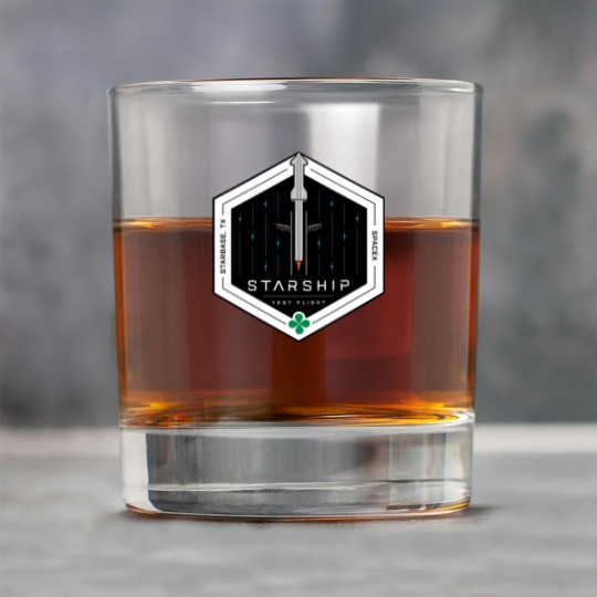 Discover Starship Test Flight Starbase Tx Spacex Rock Glasses