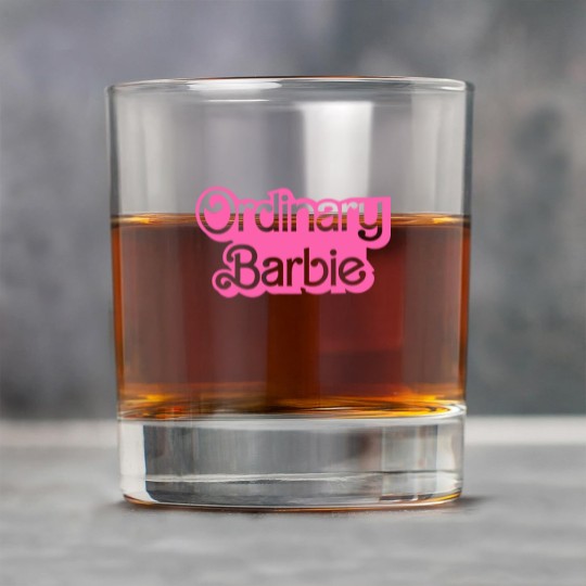 Discover Ordinary Barbie Unisex Rock Glasses Jersey Short Sleeve Rock Glasses in White and Barbie Pink