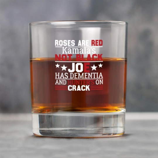 Discover Biden roses are red kamalas not black joe Rock Glasses