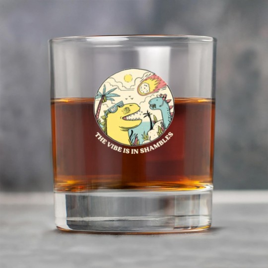 Discover the vibe is in shambles Rock Glasses