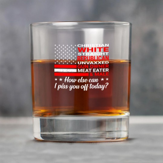 Discover Christian White Straight Republican Unvaxxed (On Rock Glasses