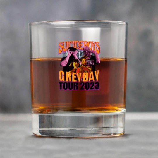 Discover Suicideboys Rap Rock Glasses, Grey Day 2023 World Tour Vintage 90s
