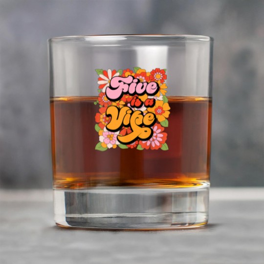 Discover Five is a Vibe 5th Birthday Party Rock Glasses