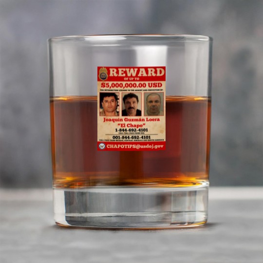 Discover El Chapo wanted Rock Glasses