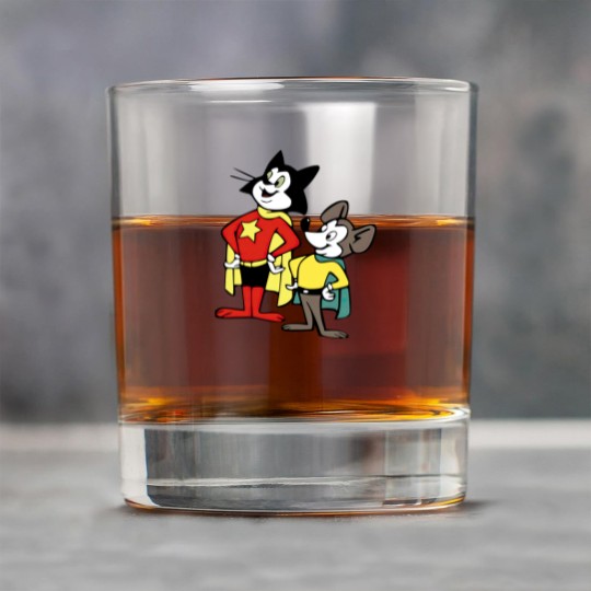 Discover Courageous Cat with Minute Mouse Rock Glasses