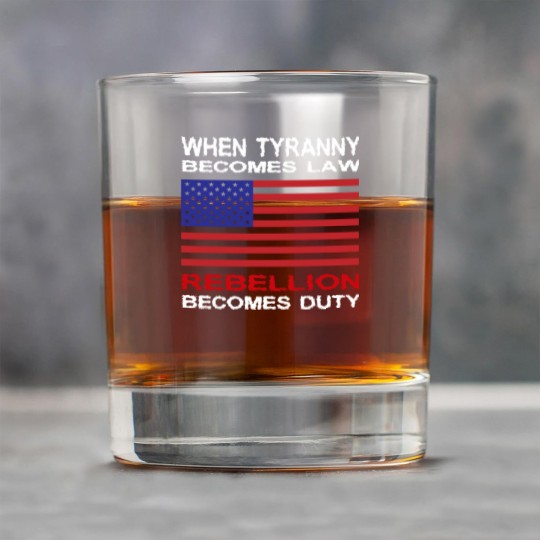Discover When Tyranny Becomes Law Rock Glasses