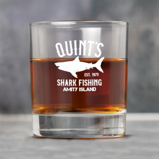 Discover Quint's Shark Fishing - Amity Island 1975 Rock Glasses