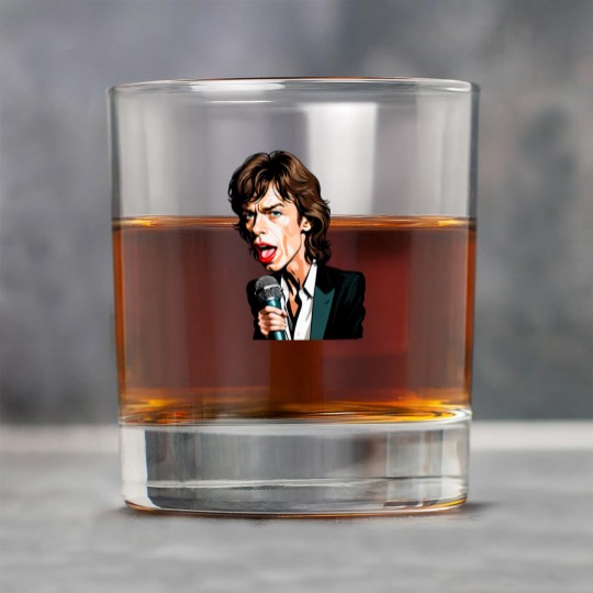 Discover Caricature of Mick Jagger Rock Glasses