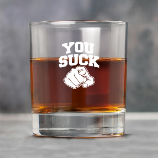 Discover you suck Rock Glasses