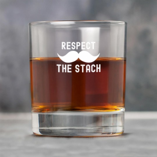 Discover funny mustache respect the stache t Rock Glasses