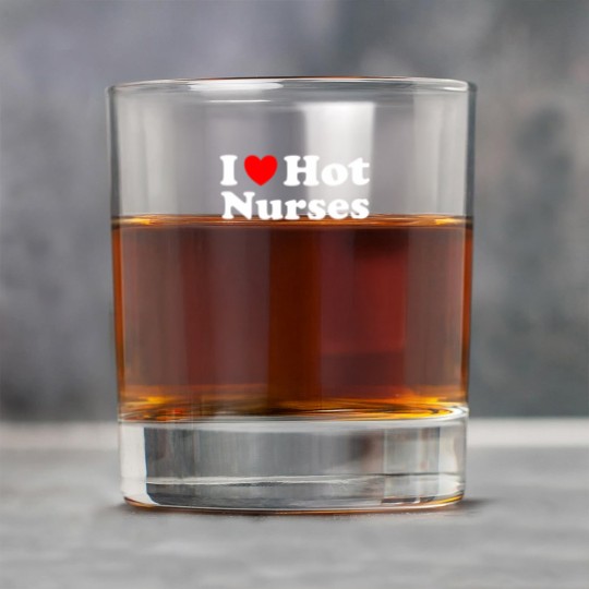 Discover I Heart Hot Nurses I Love Hot Nurses Rock Glasses