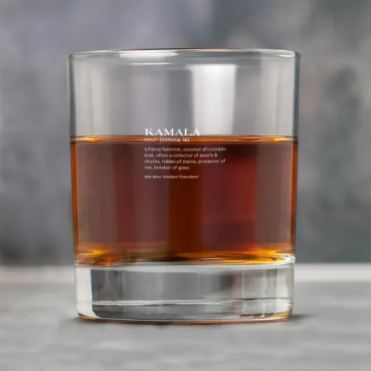 Discover Kamala Harris 2024 Election Rock Glasses - Coconut Tree Rock Glasses - Kamala Rally