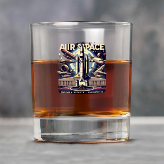 Discover Air and Space Museum Washington DC Classic Rock Glasses