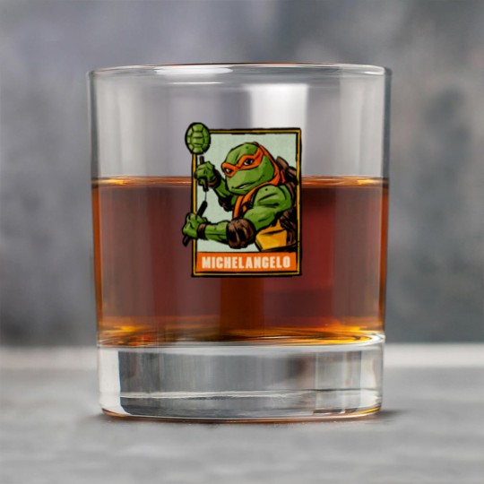 Discover Michelangelo Ninja Turtles Comic Vintage Rock Glasses,
