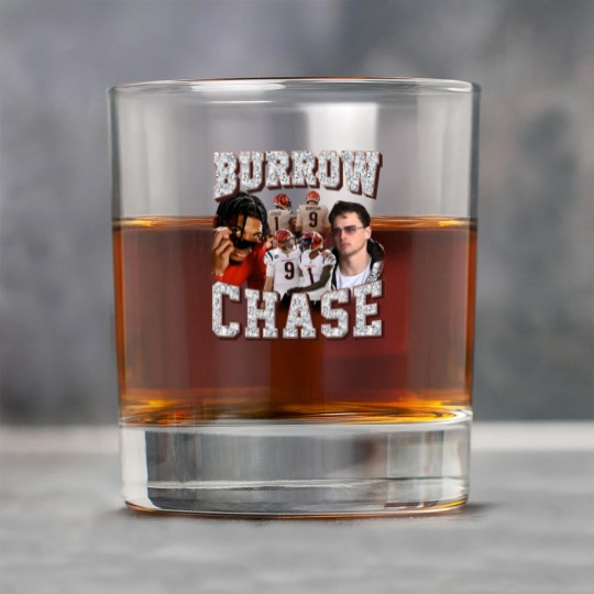 Discover Ja'Marr Chase Joe Burrow Rock Glasses, Ja'Marr Chase Joe Burrow Vintage Rock Glasses,  chase burrow Rock Glasses