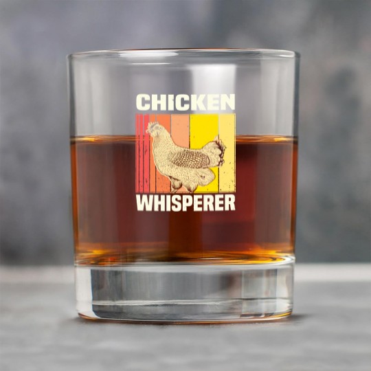 Discover Chicken Chicken Chicken Whisperer Chicken Farmer Gift Rock Glasses