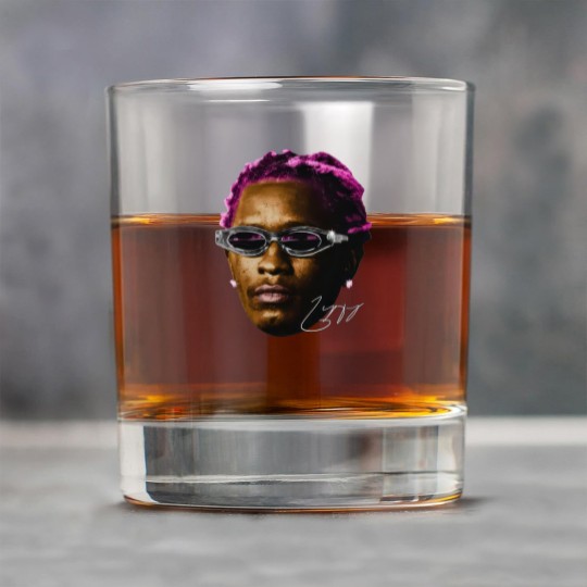 Discover YOUNG THUG Rock Glasses | White Pink Rare Hip Hop Graphic Print