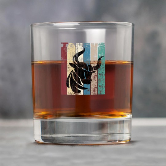 Discover Taurus Vintage Taurus Gift Idea Retro Distressed Rock Glasses