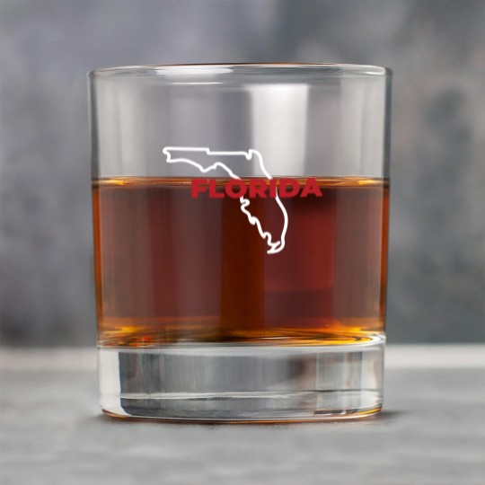 Discover Florida Map Outline - Florida Map - Rock Glasses