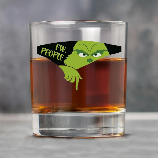 Discover Ew People Rock Glasses, funny character Smiling Face Rock Glasses, Christmas Rock Glasses Gift For Family Xmas, Christmas funny character Rock Glasses, funny character Rock Glasses
