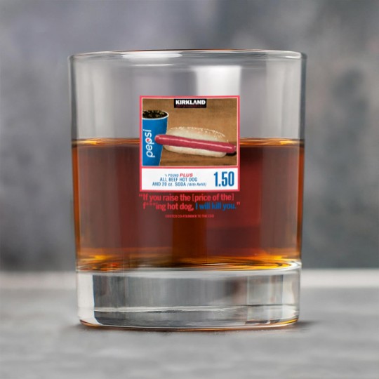 Discover Costco Hot Dog & Soda Combo Rock Glasses