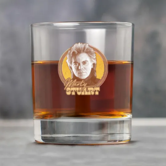 Discover Marty Stuart / Faded-Look Country Fan Art Design - Marty Stuart - Rock Glasses