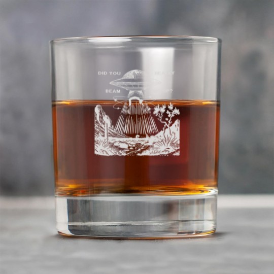 Discover Down Bad, Did Your Really Beam Me Up, Vintage Graphic Rock Glasses