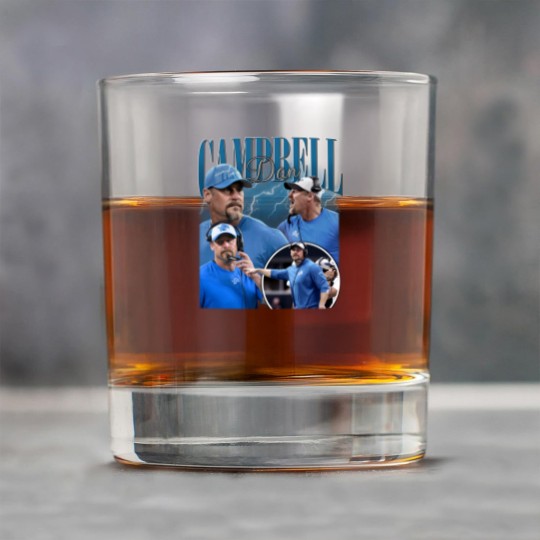 Discover Vintage Dan Campbell Rock Glasses, Rock Glasses, Rock Glasses, Football Rock Glasses