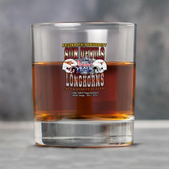 Discover 2025 Chick-fil-A Peach Bowl Matchup Rock Glasses Arizonna State Sun Devills