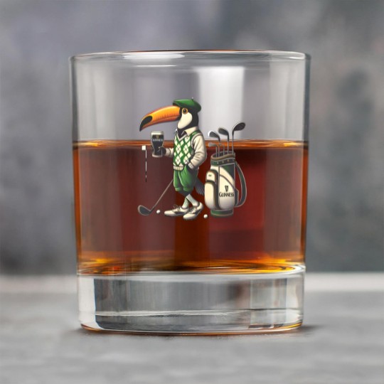 Discover Guinness Golf Irish ToucanBru Unisex Heavy Cotton Rock Glasses