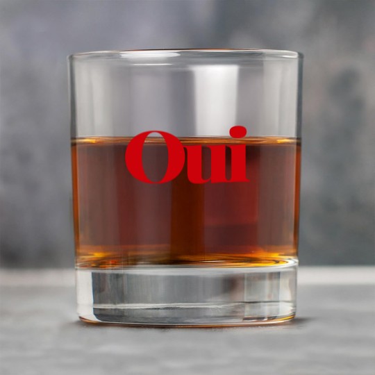 Discover Oui Rock Glasses, French slogan Rock Glasses, cute yes Rock Glasses