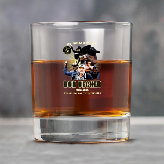Discover In Memory Of Bob Uecker 1934-2025 Thank You - Bob Uecker - Rock Glasses