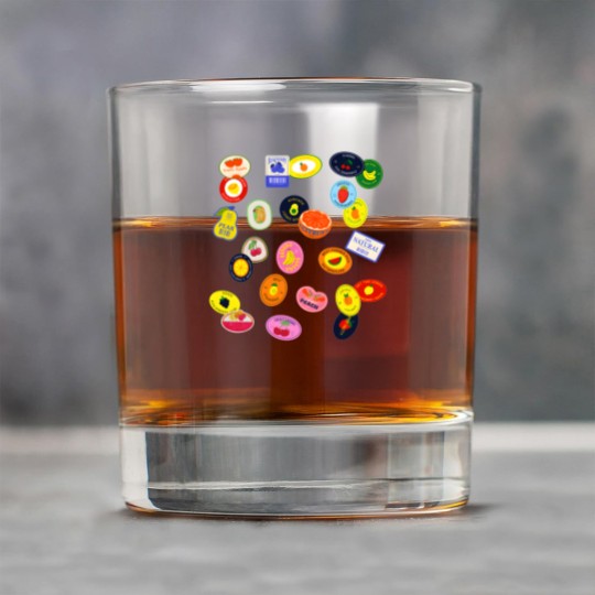 Discover Comfort Colors Fruit Sticker Rock Glasses, Summer Graphic Rock Glasses