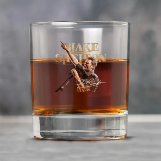 Discover Graphic Black Shelton Rock Glasses, Blake Shelton 2025 Fan Gift, Blake Shelton Tour Merch, Blake Shelton Country Music Fan Rock Glasses