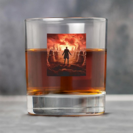 Discover Doctor Who 60th Anniversary Dalek Invasion Rock Glasses