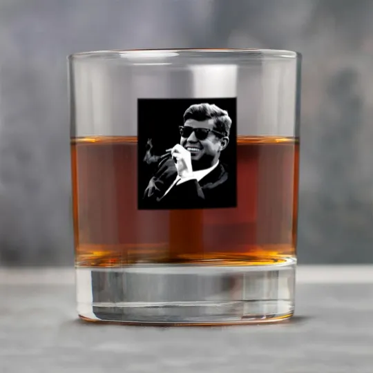 Discover John F. Kennedy Cigar & Sunglasses Rock Glasses