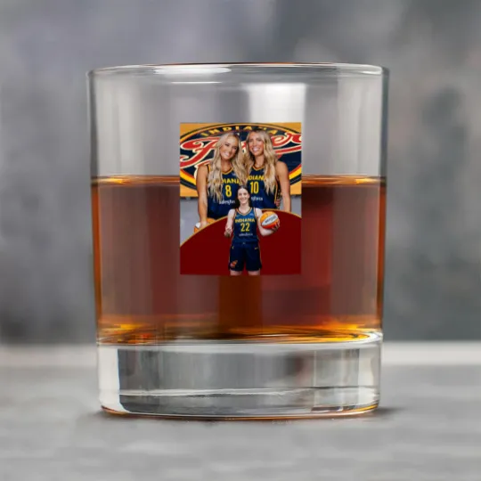 Discover Lexie Hull & Sophie Cunningham Indiana Fever Vintage Trio Rock Glasses – Step Sisters Rock Glasses
