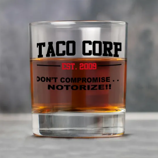 Discover TACO CORP 2009 Rock Glasses - Taco the league tv show