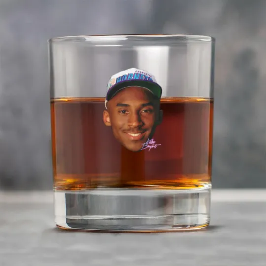Discover Kobe Bryant Charlotte Hornets Draft Day Rock Glasses Rock Glasses