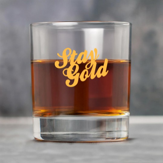 Discover Stay Gold - Outsiders Rock Glasses