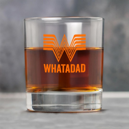 Discover Whatadad Funny Whataburger Lover Texas Gift | Active Rock Glasses