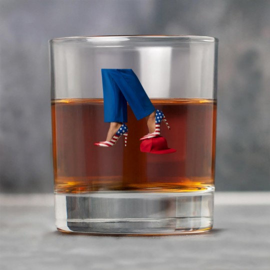 Discover Kamala Harris Rock Glasses, Kamala Harris With High Heels Stepping On Red Hat
