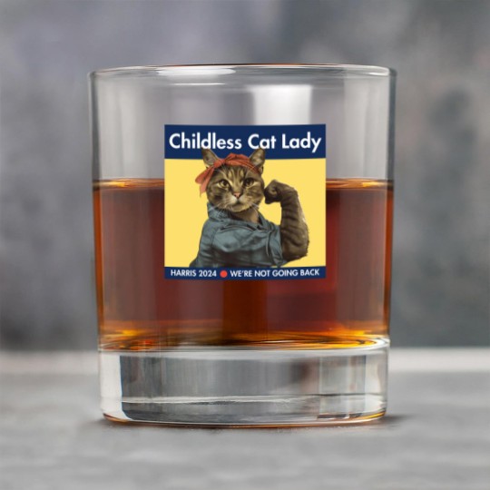 Discover Childless Cat Lady - kamala 2024 - Childless Cat Lady - Rock Glasses
